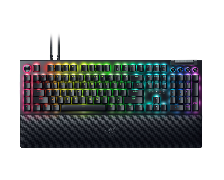 Razer BlackWidow V4 Pro Backlit Mechanical Full-Size Gaming Keyboard - (Renewed)